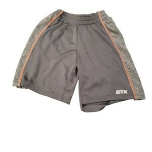 STX Boys Gray Elastic Waist Drawstring Athletic Basketball Shorts Size 3T